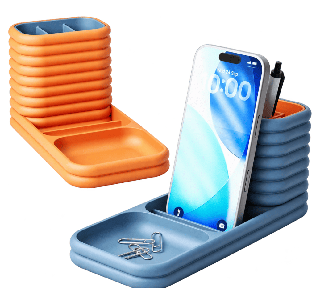 Phone Holder + Desk Organiser Type 11 Style 2 by Studio Loup