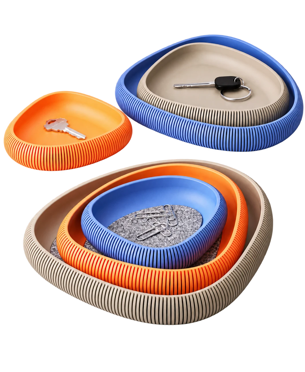 Asymmetric Tray Set by Studio Loup