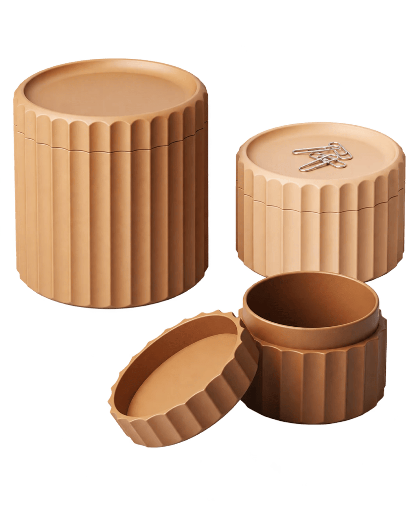 Fluted Containers (Three Sizes) by Studio Loup