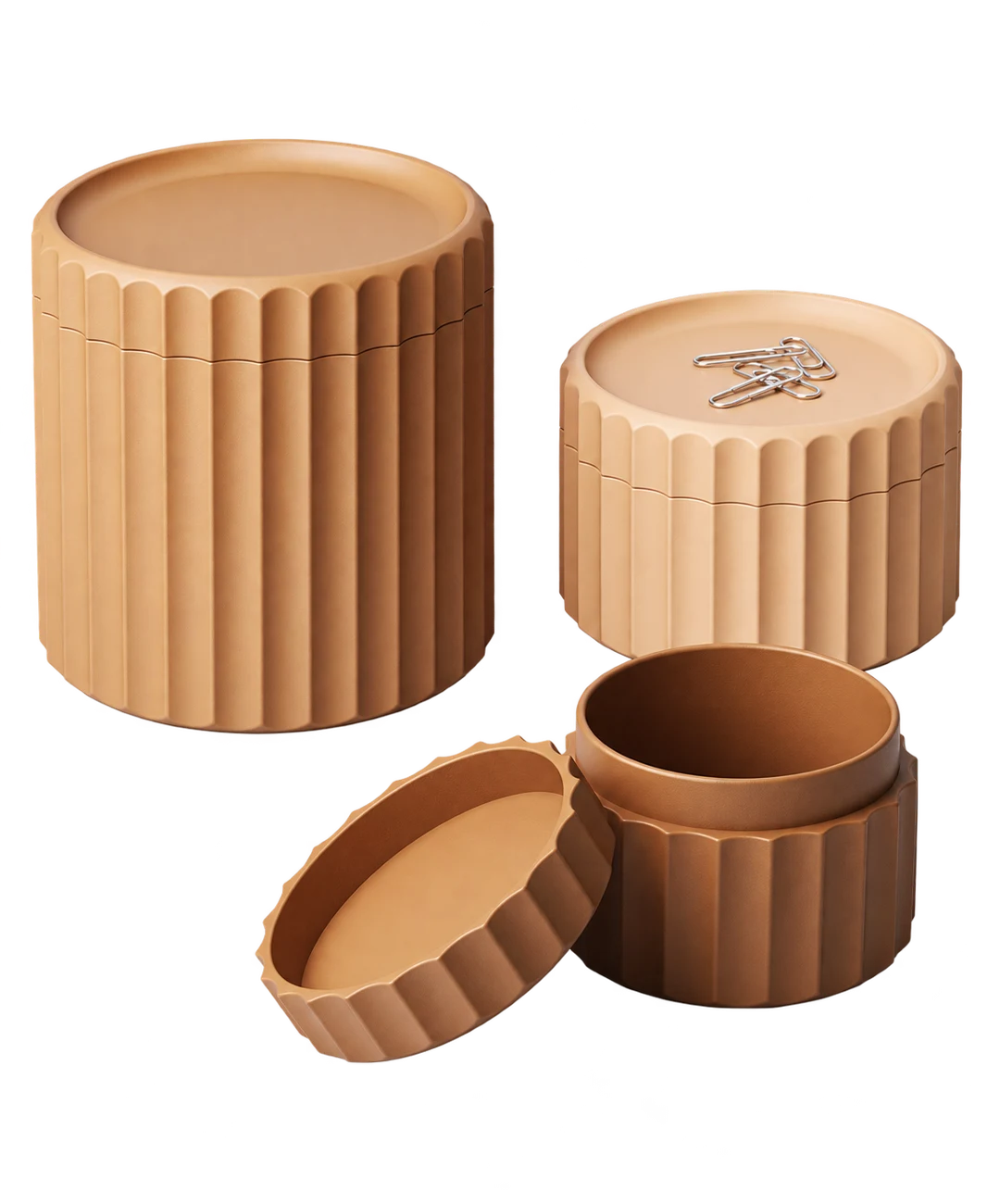 Fluted Containers (Three Sizes) by Studio Loup